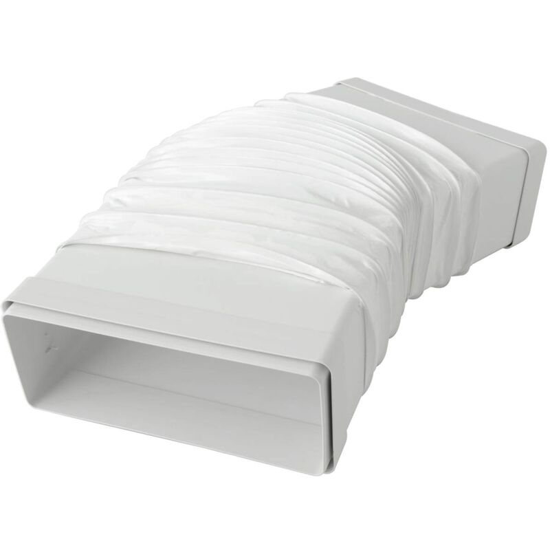 foto del prodotto cgf229b giunto flessibile 220x90 mm con imbocchi f f per tubi rettangolari. colore bianco la ventilazione