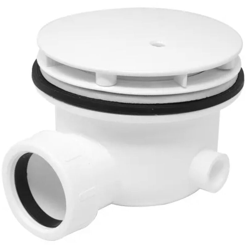 foto del prodotto cgs - piletta sifonata in abs con tappo bianco per piatto doccia 110 tappo bianco c.g.s. srl