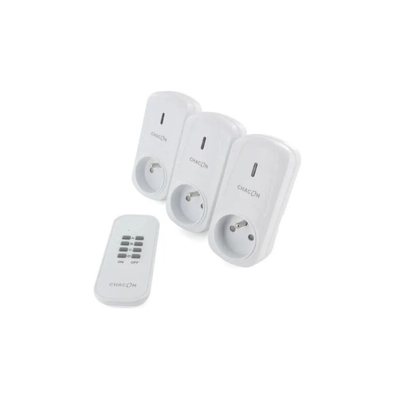 immagine 0 del prodotto chacon set di 3 dazioni on off telecomando 2000 w fr