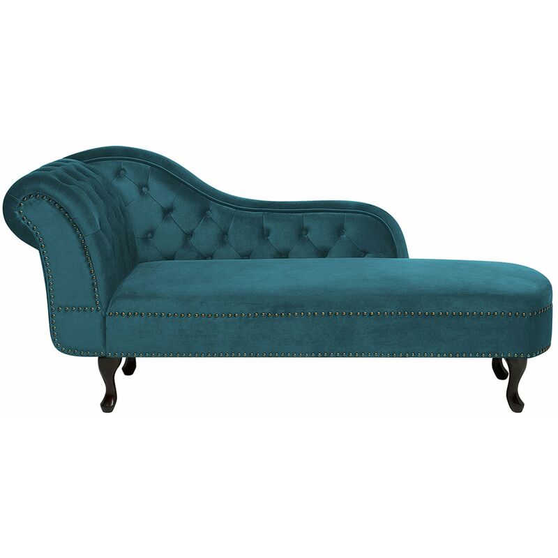 foto del prodotto chaise longue foglia di t velluto versione sinistra abbottonato soggiorno