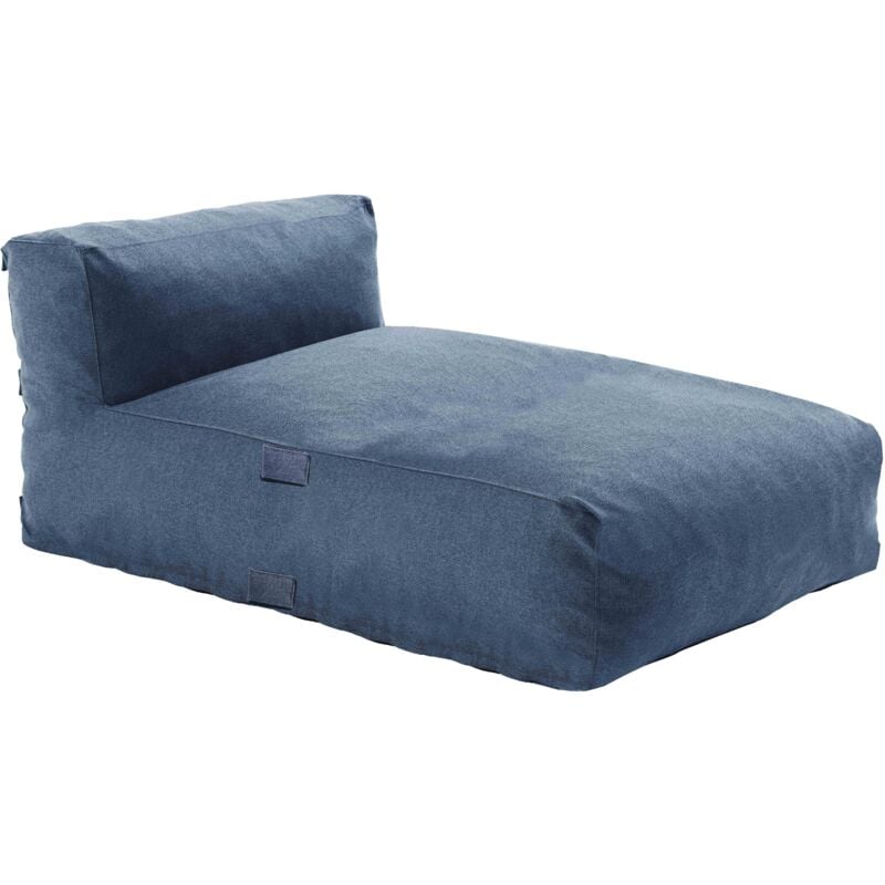 foto del prodotto chaise longue per arredo giardino componibile in blu pacifico mixi