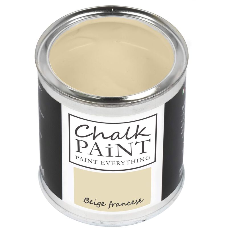 foto del prodotto chalk paint everything beige francese 250 ml senza carteggiare colora facilmente tutti i materiali