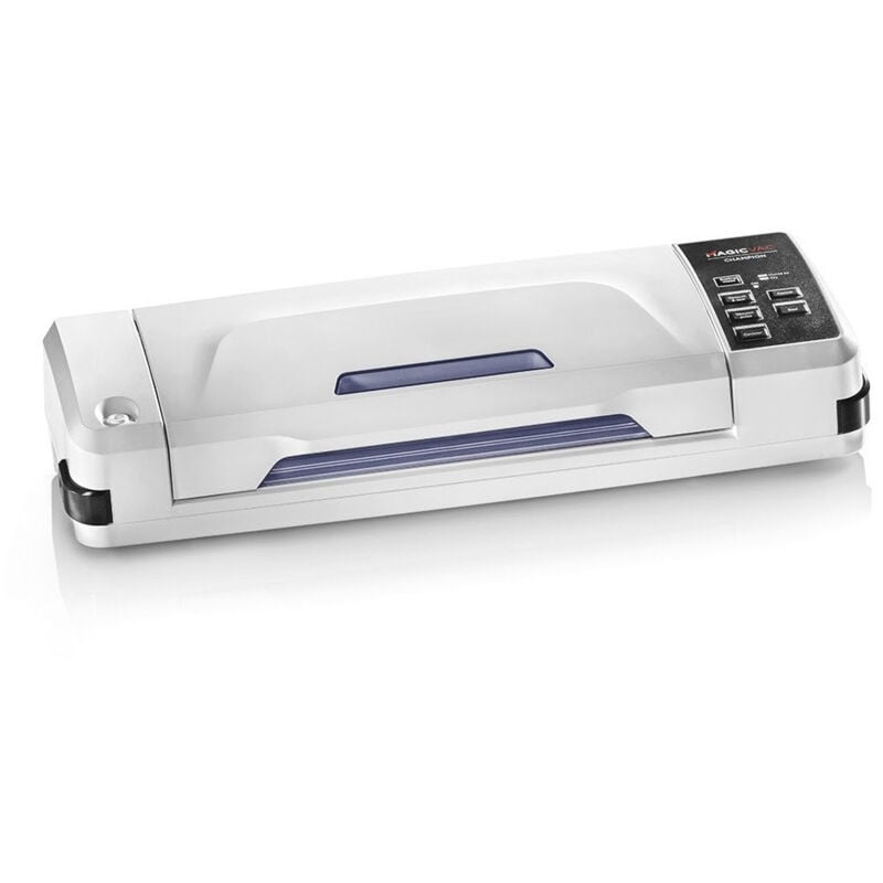 foto del prodotto champion macchina sottovuoto 130w nero bianco aspirazione a impulsi magic vac