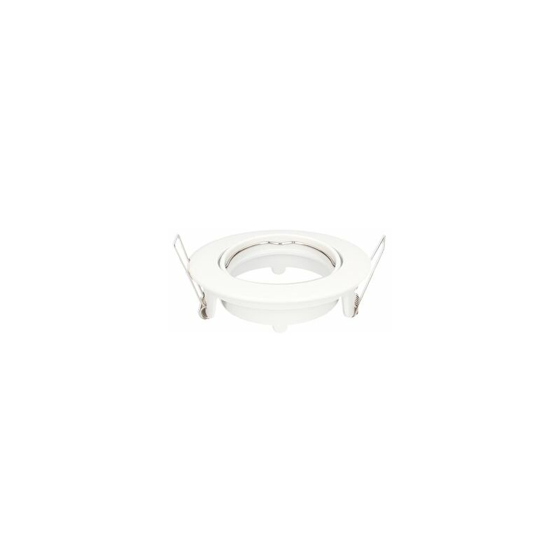 foto del prodotto chandur anello tondo basculante ad incasso bianco