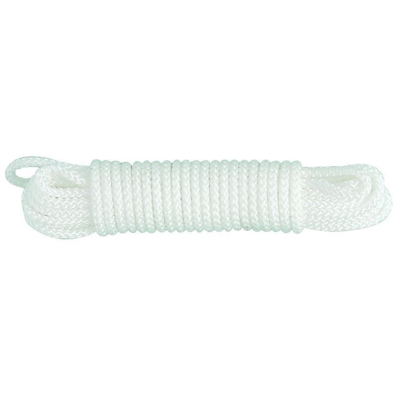 foto del prodotto chapuis dr2 corda in polipropilene intrecciata, bianco, 10 mm