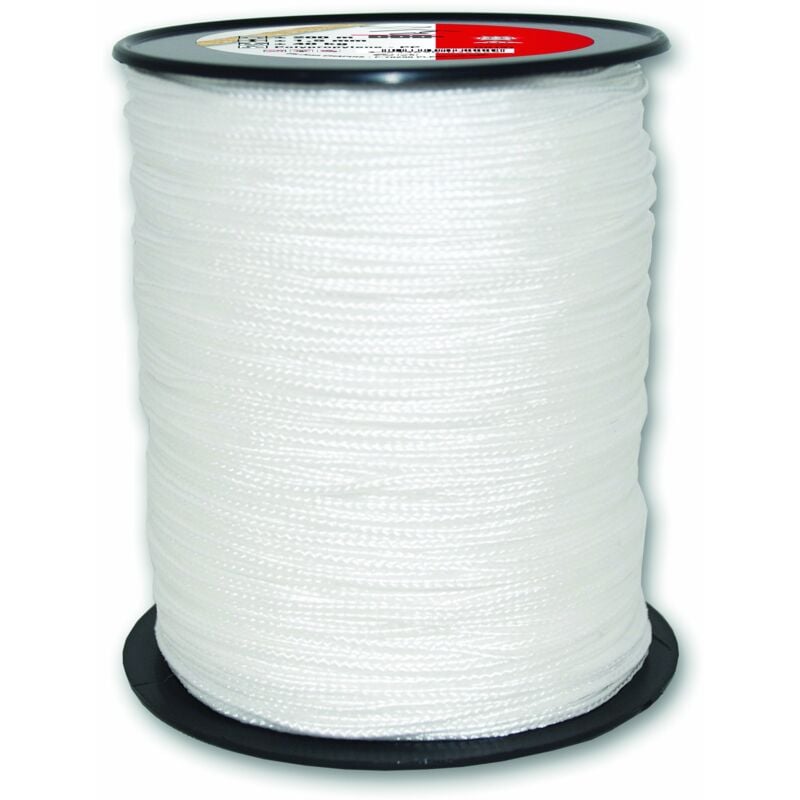 foto del prodotto chapuis dr251 corda intrecciata in polipropilene 80 kg diametro 2,5 mm lunghezza 150 m bianco