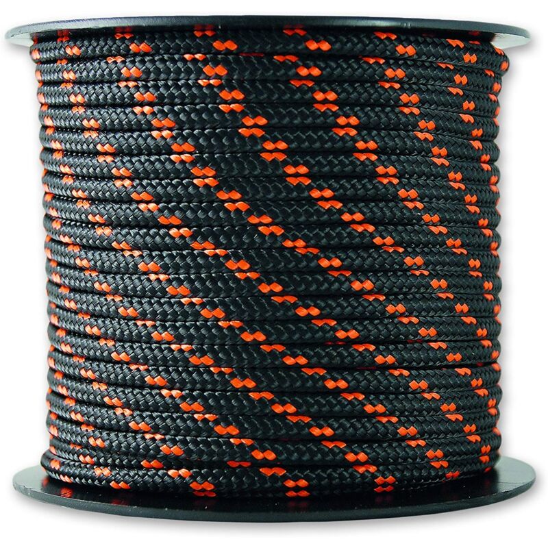 foto del prodotto chapuis mo325n drizza poliestere 200 kg diametro 3 mm lunghezza 25 m nero arancione