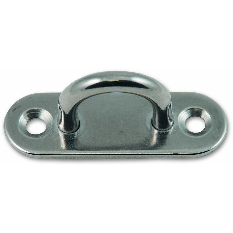 foto del prodotto chapuis plai1 confezione di 2 piastre con occhiello acciaio inossidabile interasse 12 mm piastra 45 x 15 mm