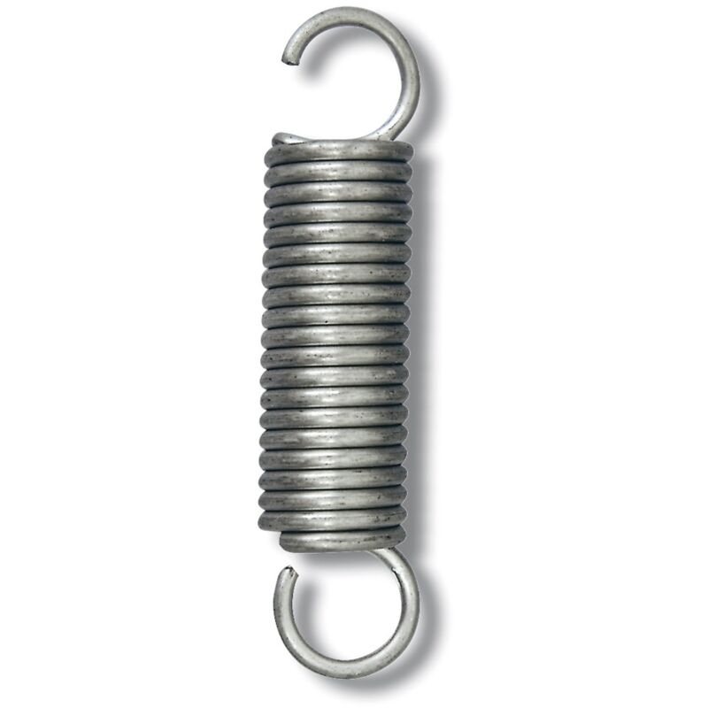 foto del prodotto chapuis rso1 set di 6 molle per rete metallica, in acciaio zincato, 63 kg, diametro 2, 5 mm, lunghezza 65 mm, grigio, set di 6 pezzi