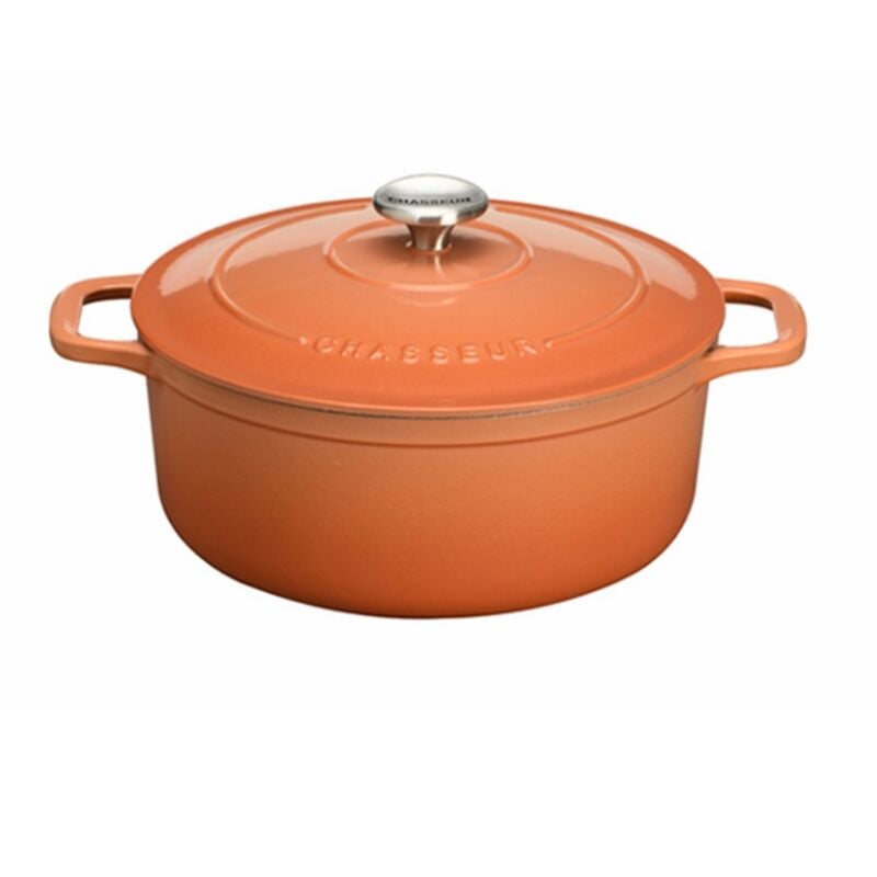 foto del prodotto chasseur casseruola rotonda 24 cm mandarino puc472475