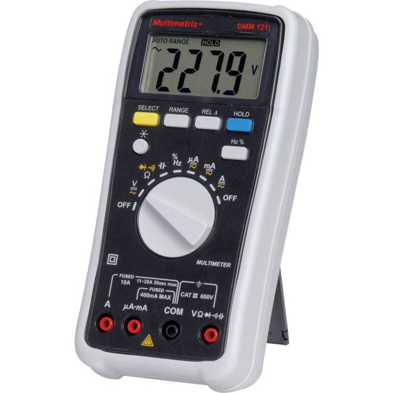 foto del prodotto chauvin arnoux multimetrix dmm 121 multimetro portatile digitale cat iii 600 v display counts 4000