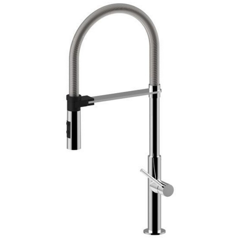 foto del prodotto chef miscelatore lavello monoforo con canna orientabile codice prod ch179cr - paffoni