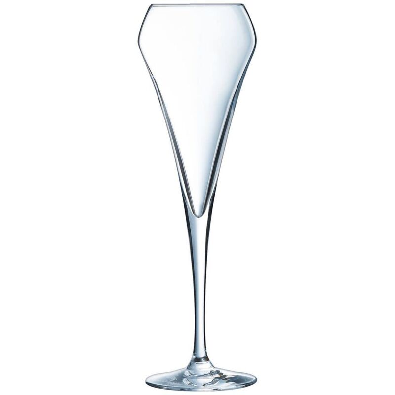 foto del prodotto chef sommelier open up collection, 6 flutes da champagne, cristallo, moderno ed elegante made in france, confezione rinforzata, idoneo alla