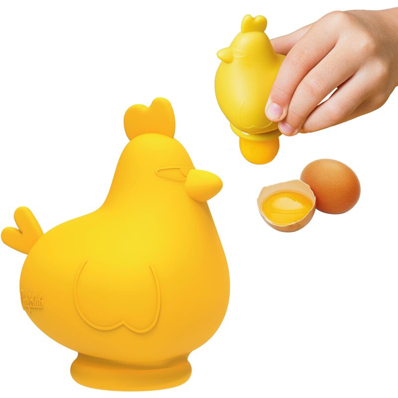 foto del prodotto chefclub kids separatore di uova separato il giallo del bianco, silicone alimentare di alta qualit , senza bpa