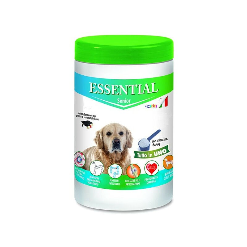 foto del prodotto chemi vit essential per cane senior da 650 gr