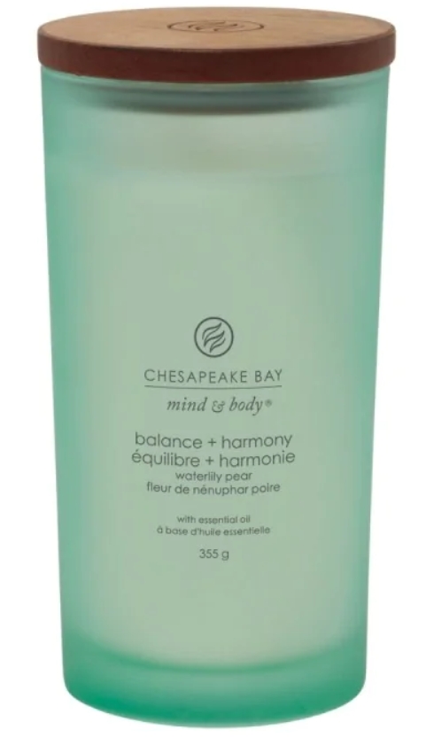 foto del prodotto chesapeake bay balance &amp; harmony, waterlily pear, candela grande