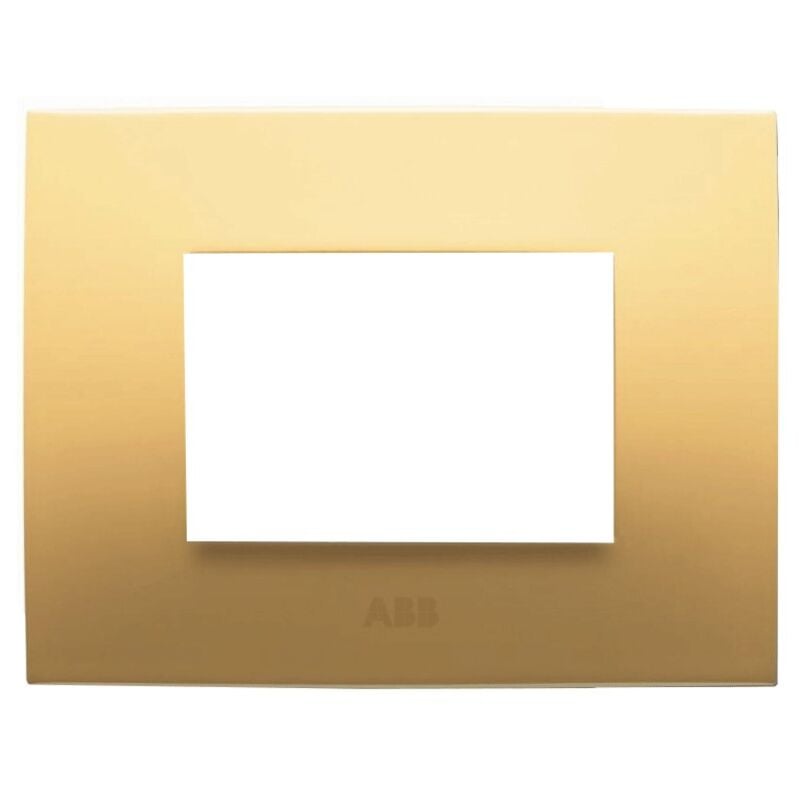 foto del prodotto chiara placca 3 moduli giallo pastello 2csk0311ch abb