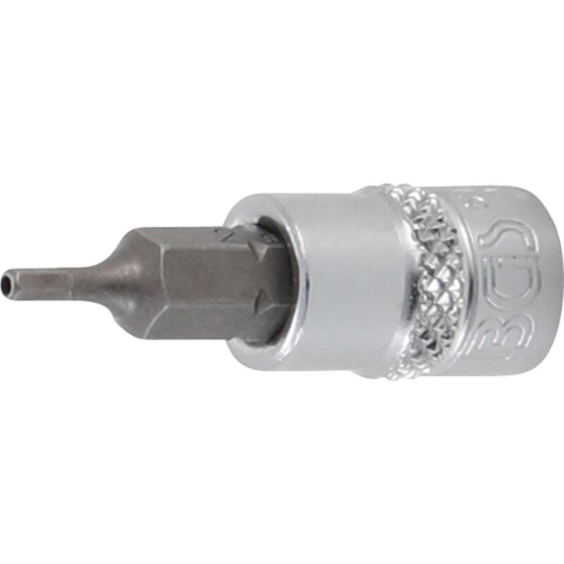 foto del prodotto chiave a bussola 6,3 mm 1 4 esagono interno con foro 2 mm