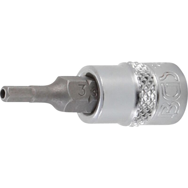 foto del prodotto chiave a bussola 6,3 mm 1 4 esagono interno con foro 3 mm