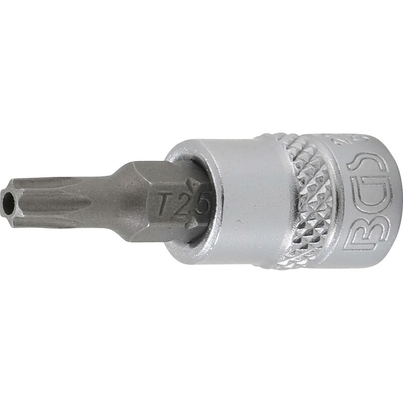 foto del prodotto chiave a bussola 6,3 mm 1 4 profilo a t per torx con alesatura t25