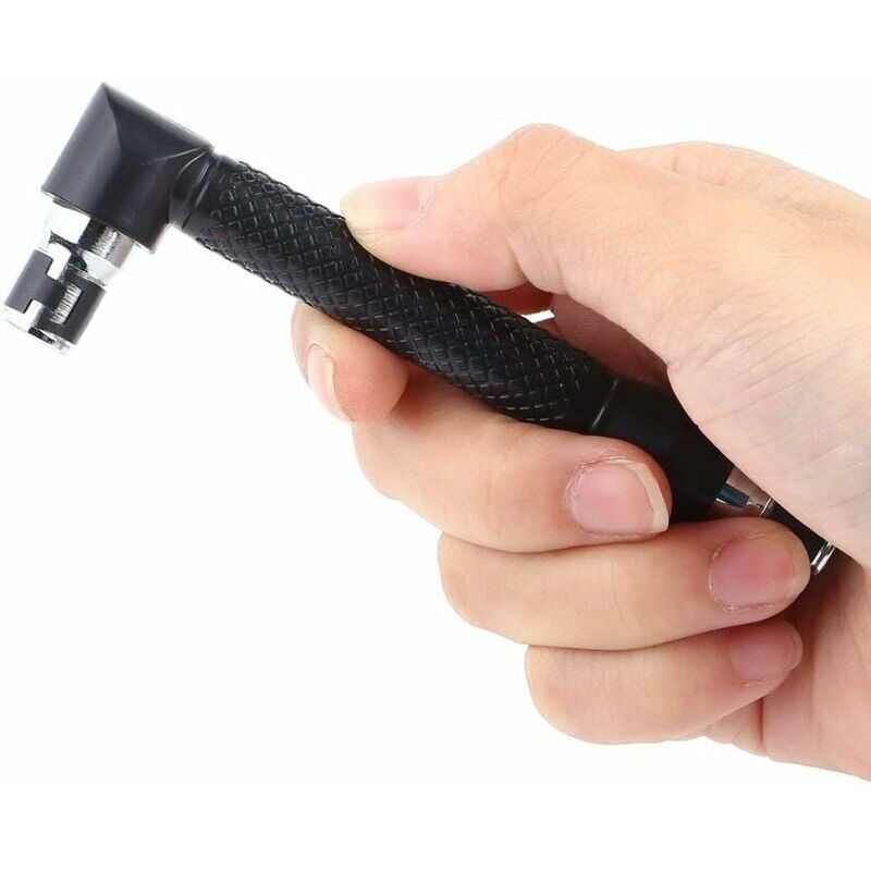 foto del prodotto chiave a bussola a l a doppia testa da 1 4', mini cacciavite, impugnatura di estensione a l per cacciavite