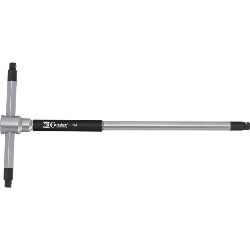 foto del prodotto chiave a bussola a 't' a 3 estremita' asta scorrevole 1 4' 250x125 mm condor