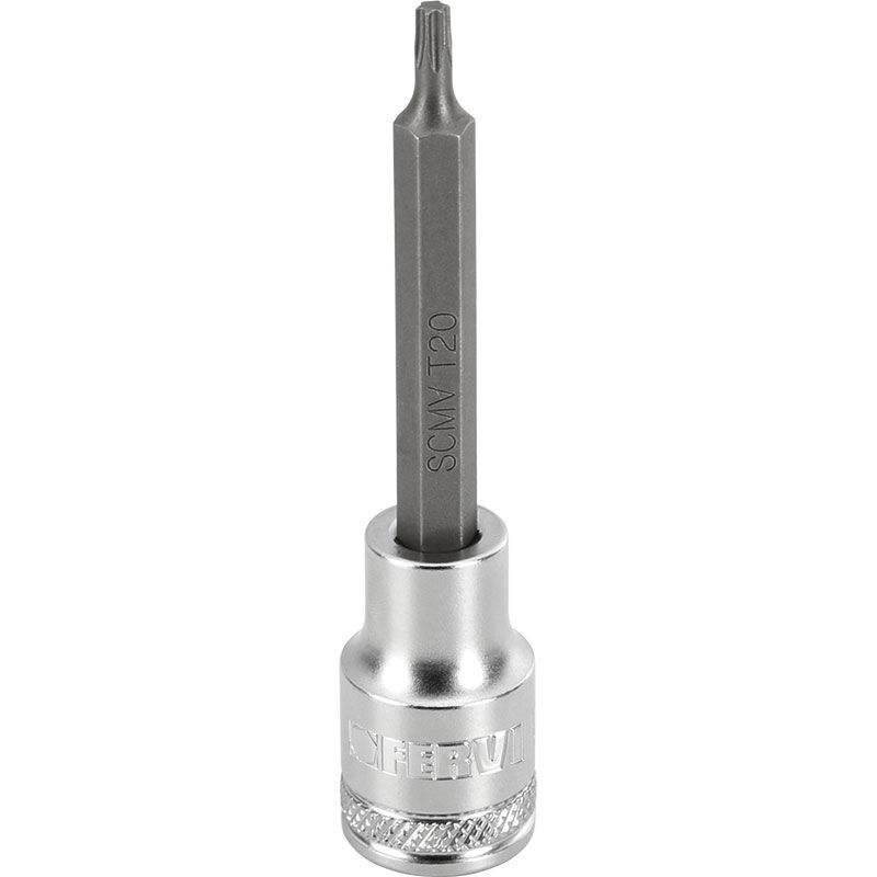 foto del prodotto chiave a bussola con inserto lungo torx t55 1 2 fervi bn423l055a