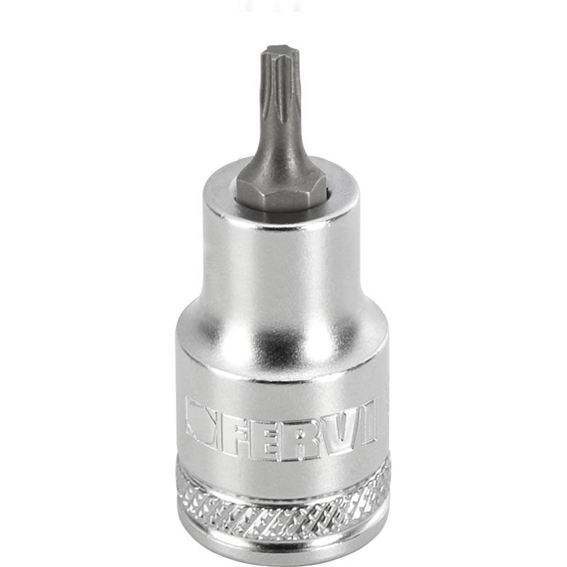immagine 0 del prodotto chiave a bussola con inserto torx t20 1 2 fervi bn423n020a
