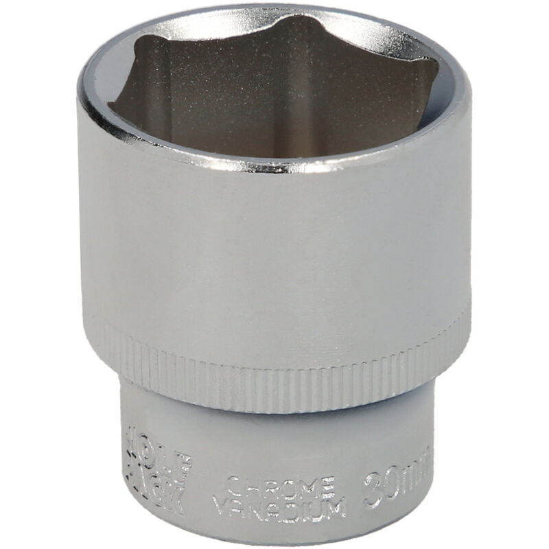 foto del prodotto chiave a bussola esagonale 1 2' 30 mm. profilo a 6 facce