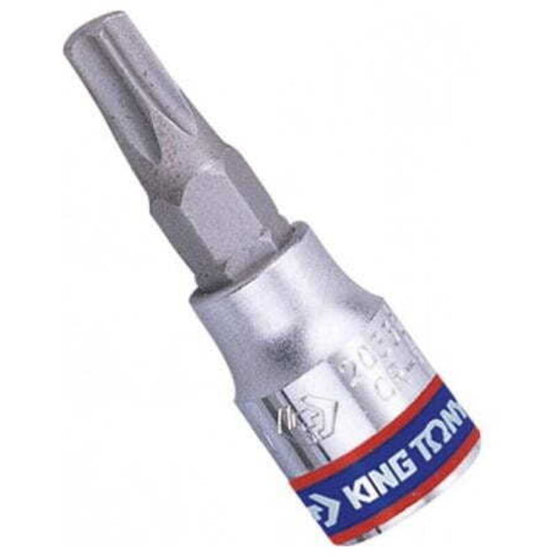 foto del prodotto chiave a bussola king tony da 1 4 con torx t25 x 37 mm