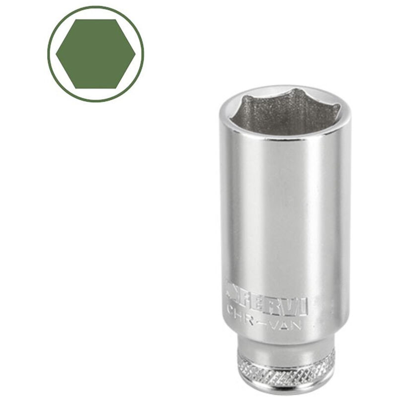 foto del prodotto chiave a bussola lunga esagonale 22 mm 1/2 fervi bn4e3l022a