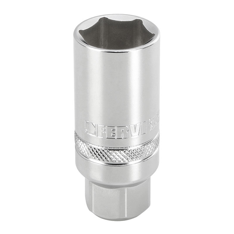 foto del prodotto chiave a bussola lunga per candela 21 mm 3 8 fervi bn4c4l021a
