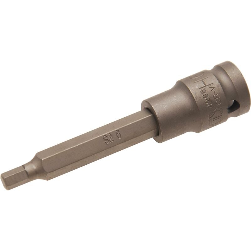 foto del prodotto chiave a bussola lunghezza 100 mm 12,5 mm 1 2 esagono interno 6 mm