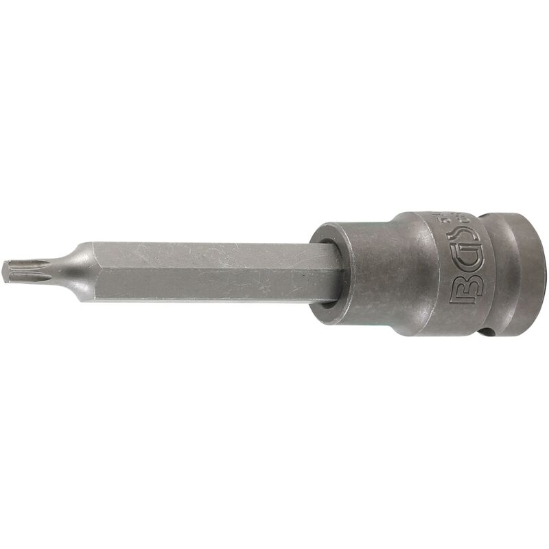 foto del prodotto chiave a bussola lunghezza 100 mm 12,5 mm 1 2 profilo a t per torx t25