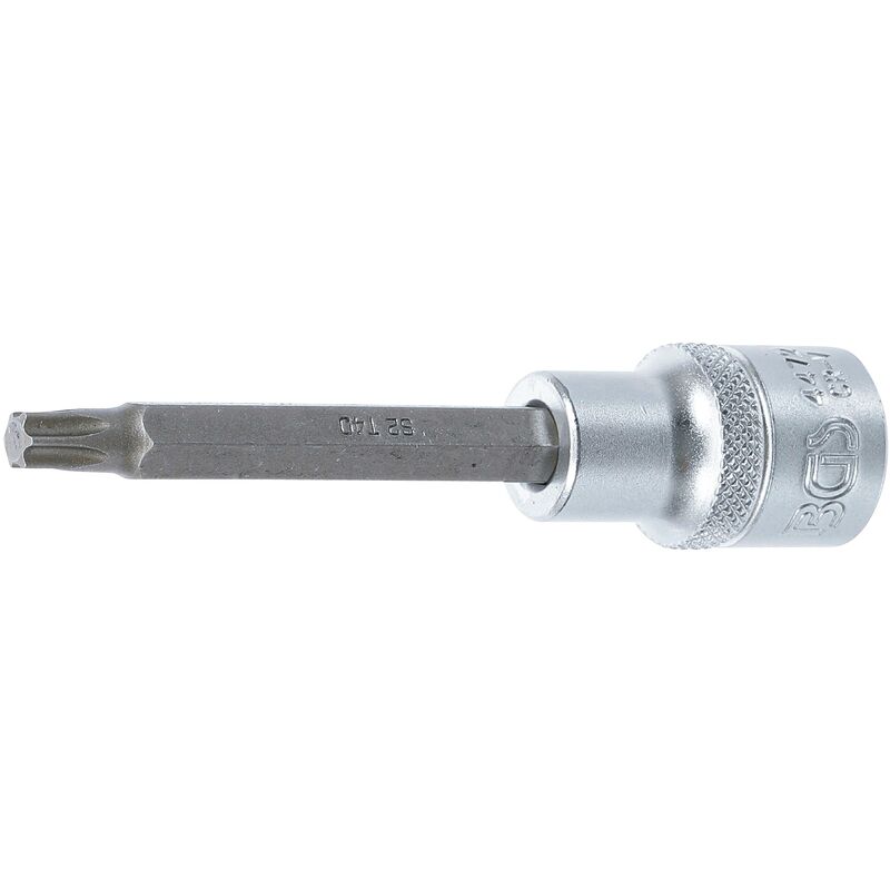 foto del prodotto chiave a bussola lunghezza 100 mm 12,5 mm 1 2 profilo a t per torx t40