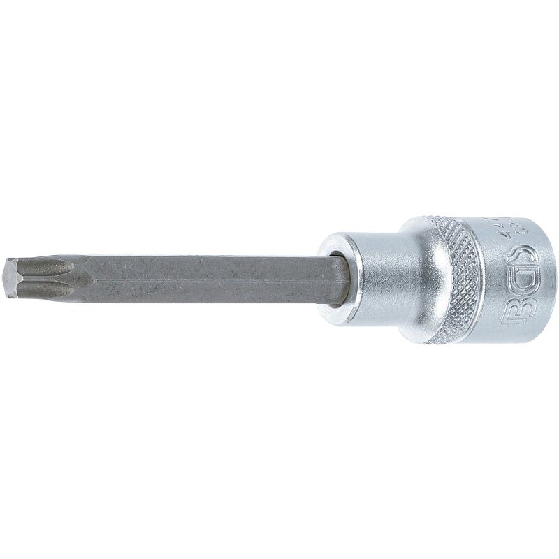 foto del prodotto chiave a bussola lunghezza 100 mm 12,5 mm 1 2 profilo a t per torx t45
