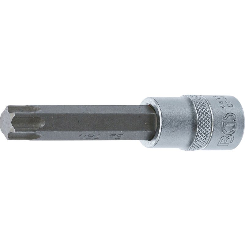 foto del prodotto chiave a bussola lunghezza 100 mm 12,5 mm 1 2 profilo a t per torx t60