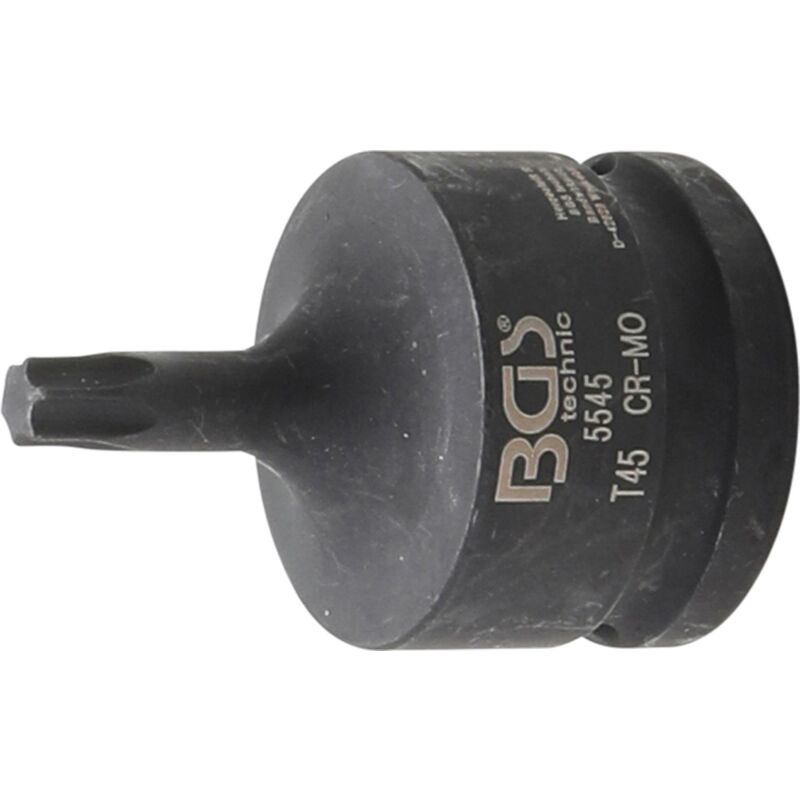 foto del prodotto chiave a bussola lunghezza 60 mm 20 mm 3 4 profilo a t per torx t45