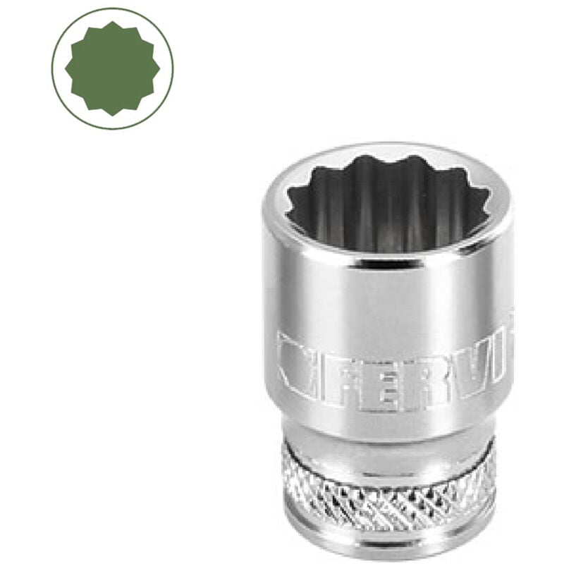 immagine 0 del prodotto chiave a bussola poligonale 12 mm 3 8 fervi bn4p4n012a