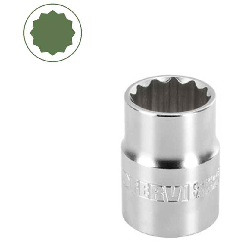 immagine 0 del prodotto chiave a bussola poligonale 23 mm 3 4 fervi bn4p2n023