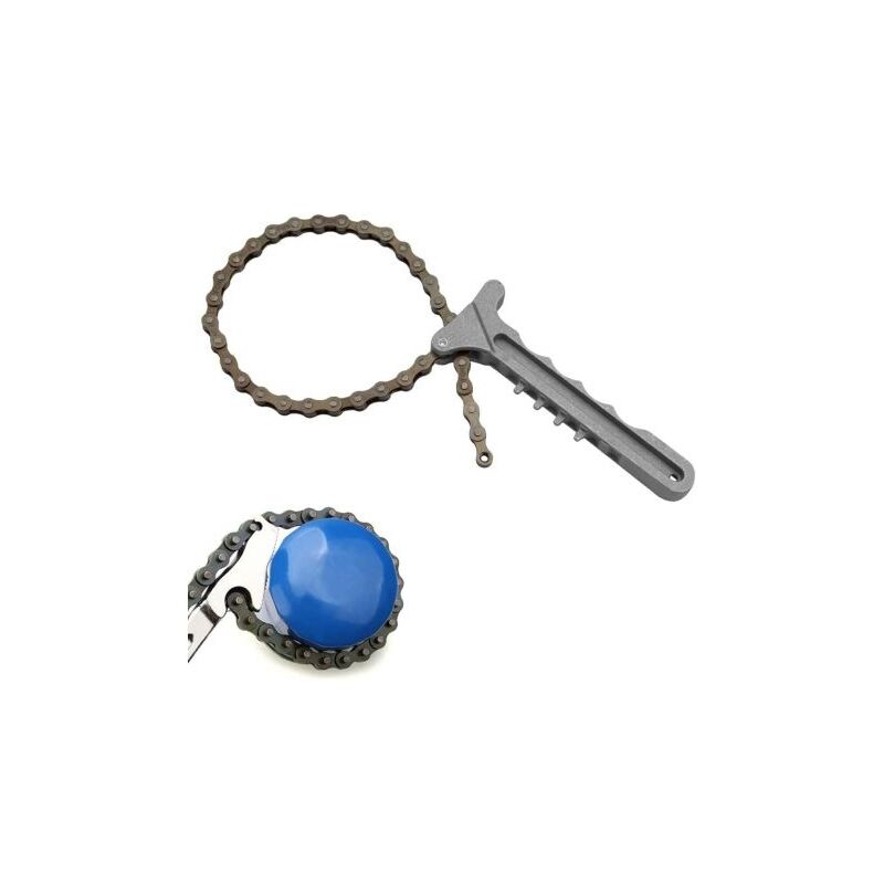 foto del prodotto chiave a catena 410 mm per serraggio e smontaggio filtro olio 73346
