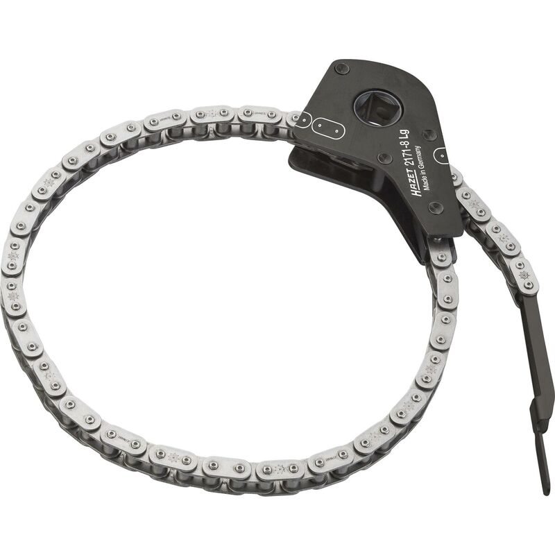 foto del prodotto chiave a catena per filtro olio 2171 8lg attacco quadro, cavo, 1 2 di pollice 12,5 mm 50 150 mm
