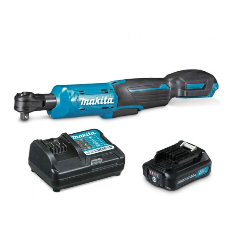 foto del prodotto chiave a cricchetto 12 v li ion 47,5 nm makita 1 batteria wr100dwa