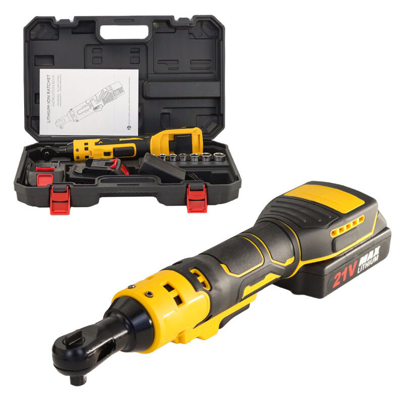 foto del prodotto chiave a cricchetto a batteria con motore a spazzole, cricchetto elettrico a velocit variabile