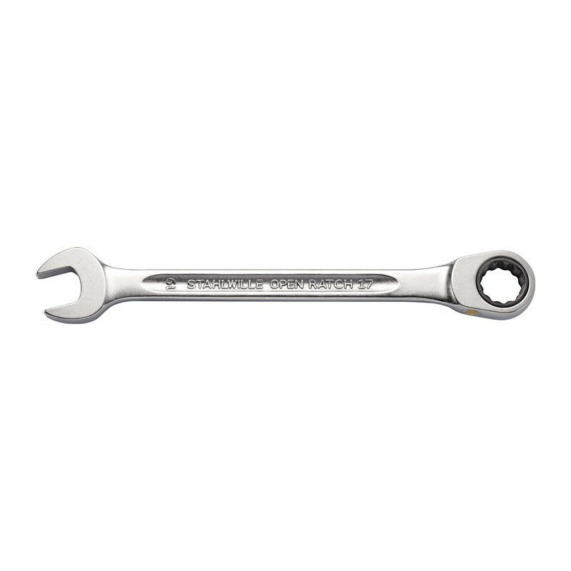foto del prodotto chiave a cricchetto misto 17f sw 19mm l.252mm stahlwille
