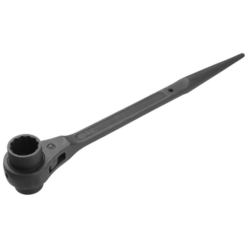 foto del prodotto chiave a cricchetto per ponteggio in acciaio 19 mm x 22 mm tolsen 15296t