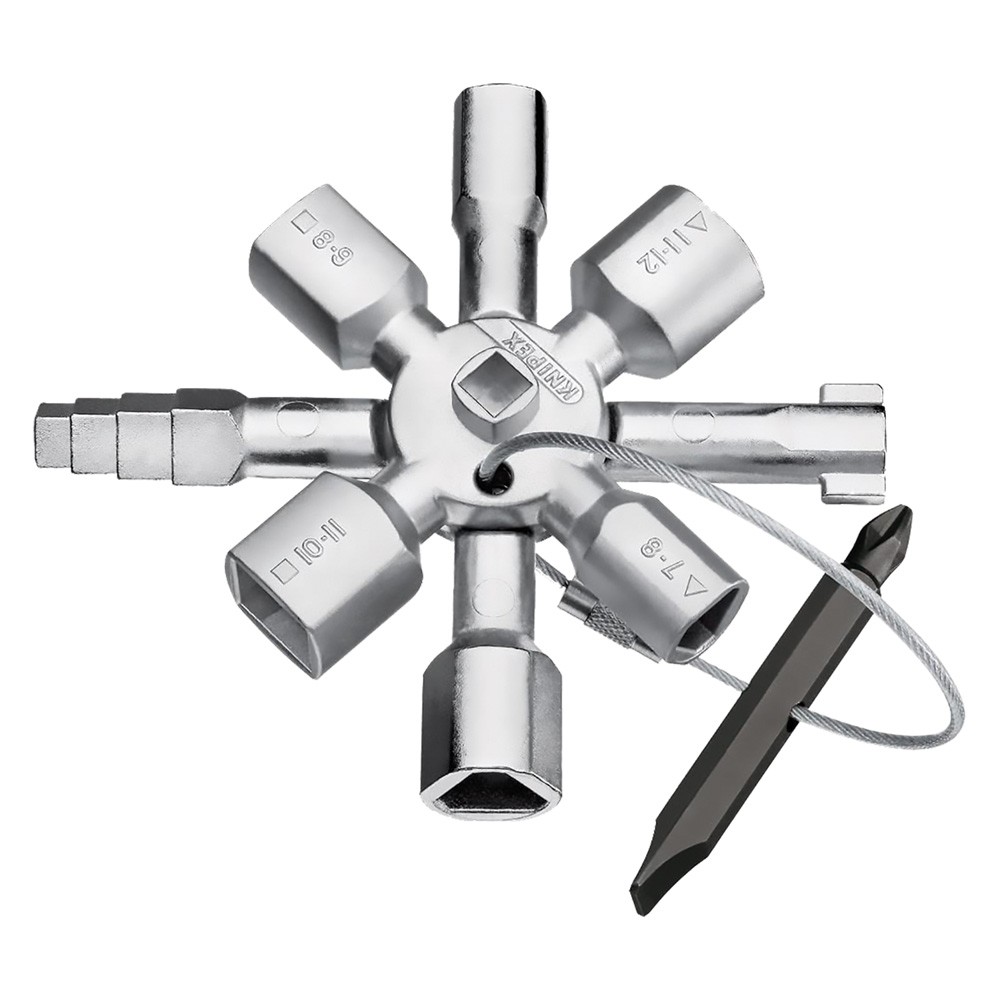 foto del prodotto chiave a croce per cassette armadi tipo universale - 10 profili