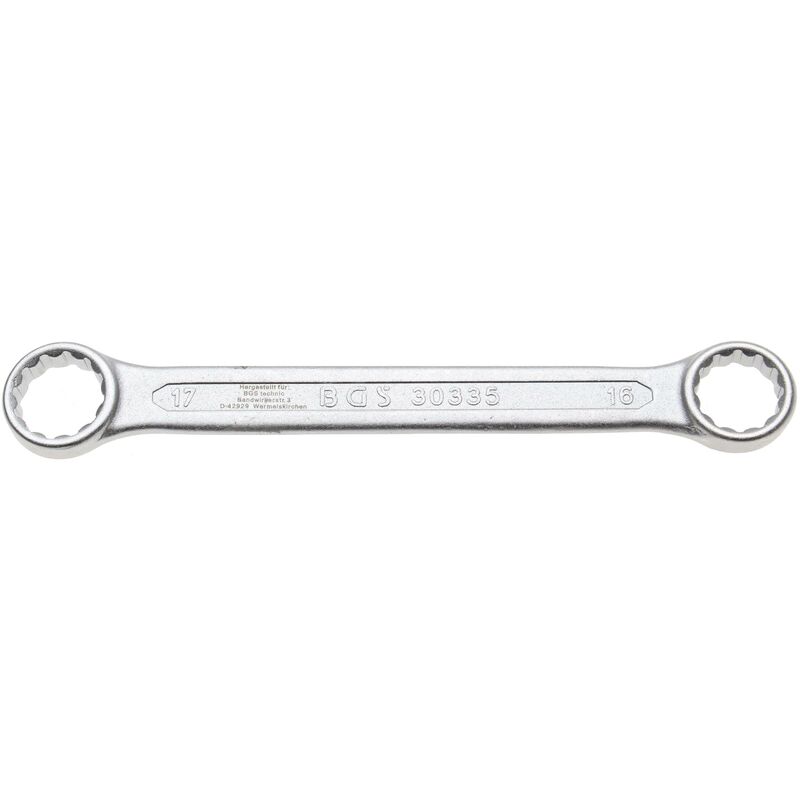 foto del prodotto chiave a doppio anello extra piatta 16 x 17 mm