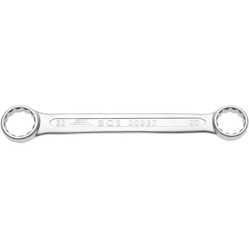foto del prodotto chiave a doppio anello extra piatta 20 x 22 mm