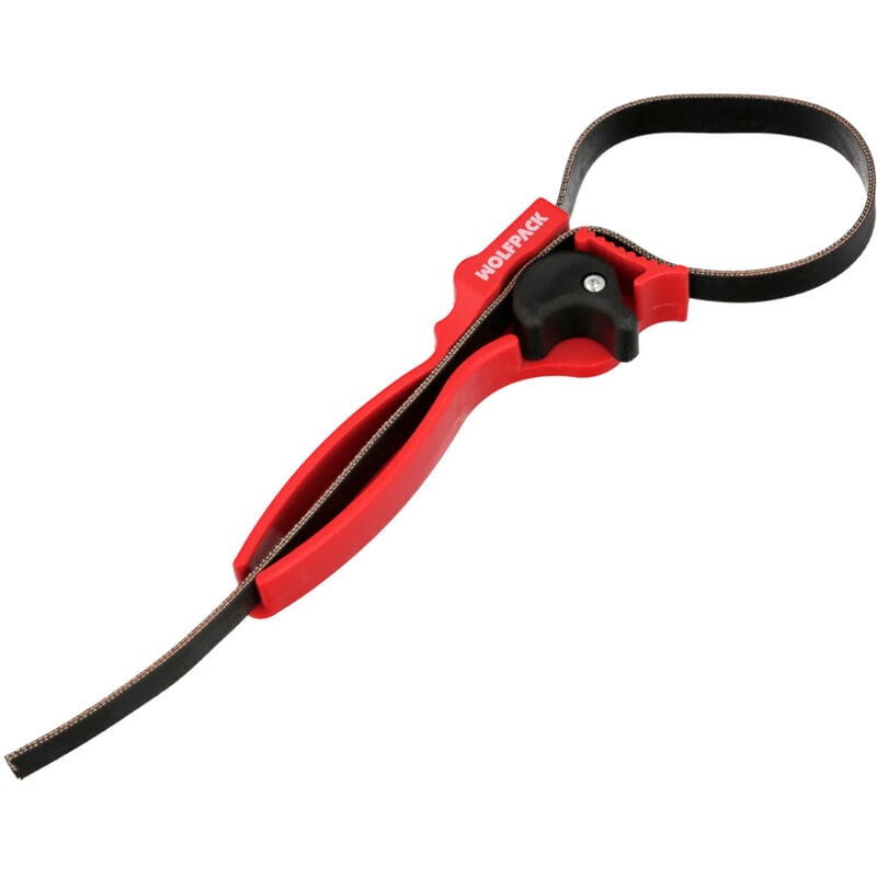 foto del prodotto chiave a nastro 5 a 16 cm. nastro in gomma rinforzata. chiavi per filtri, chiavi per tubi, chiavi per tubi, chiavi per tappi,